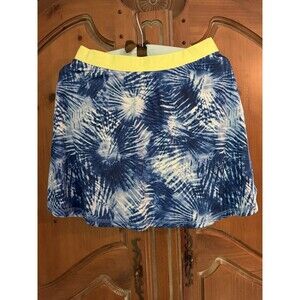 Land End Blue Palm Active Girls plus size skirt